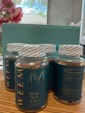 Bundle of 4 WEEM:  Hair, Skin, Nails